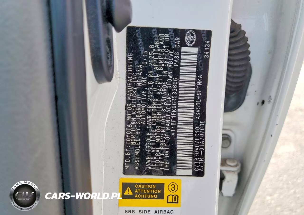2016 Toyota Camry Le VIN:4T4BF1FK0GR533606 - 12