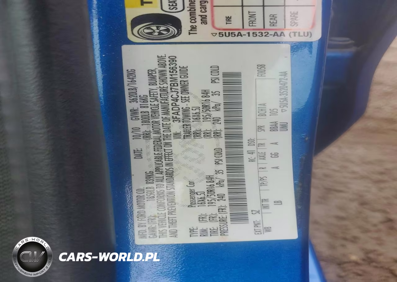 2011 Ford Fiesta Sel VIN:3FADP4CJ7BM156390 - 12
