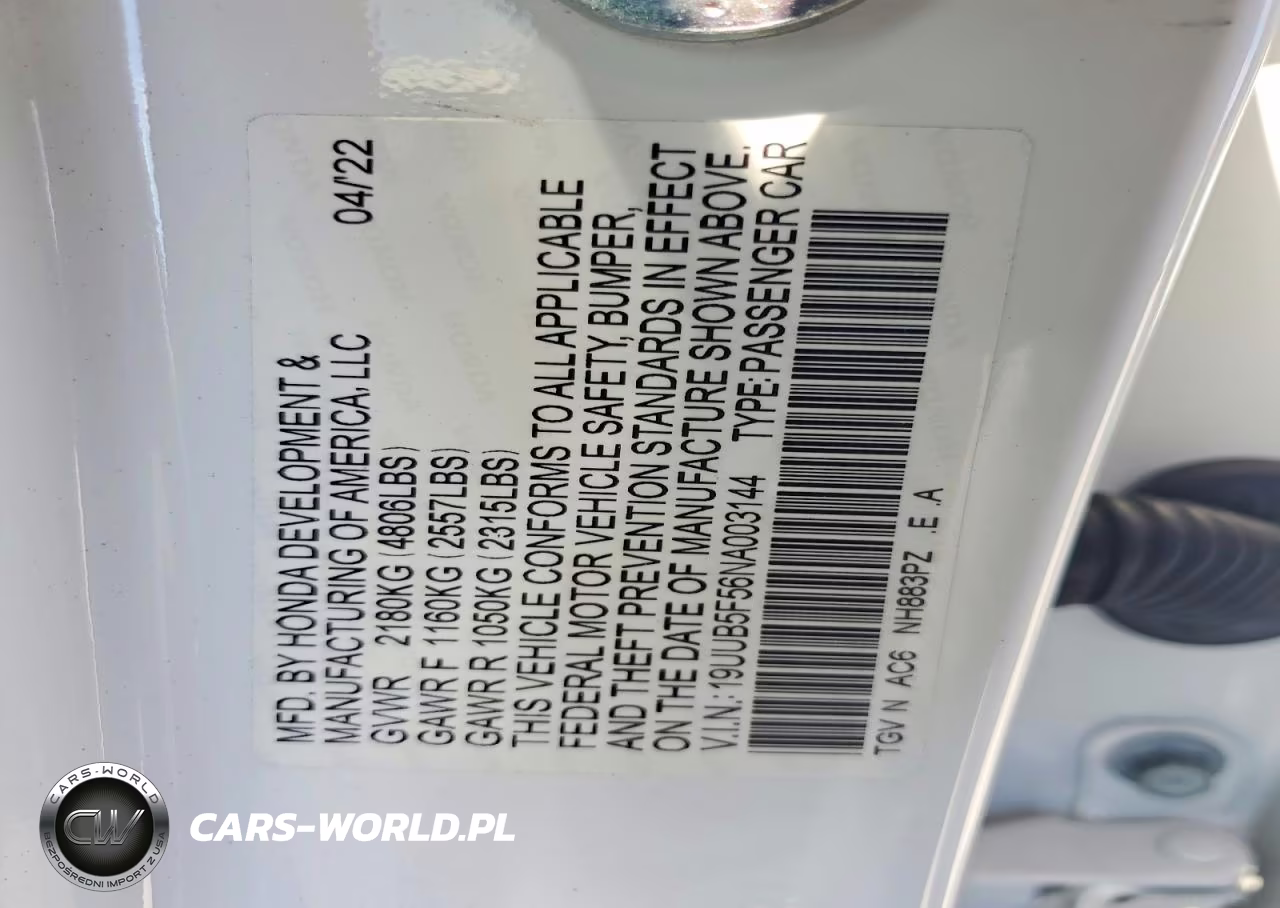 2022 Acura Tlx Tech A VIN:19UUB5F56NA003144 - 13