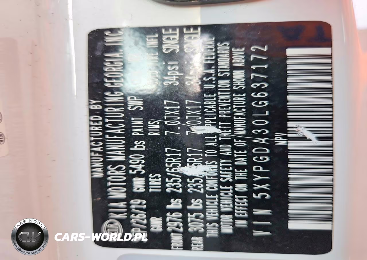 2020 Kia Sorento Lx VIN:5XYPGDA30LG637172 - 12
