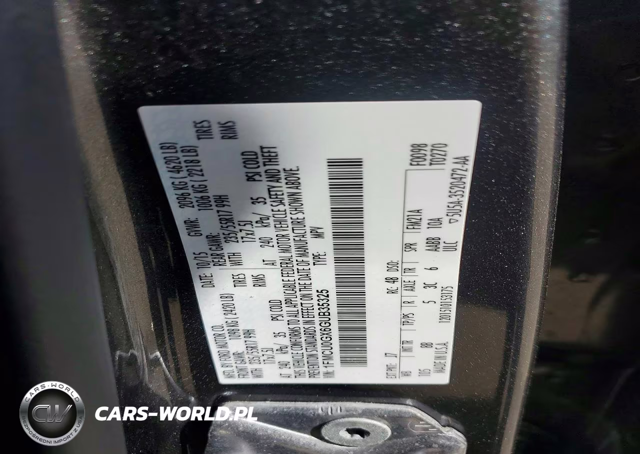 2016 Ford Escape Se VIN:1FMCU0GX6GUB35325 - 12