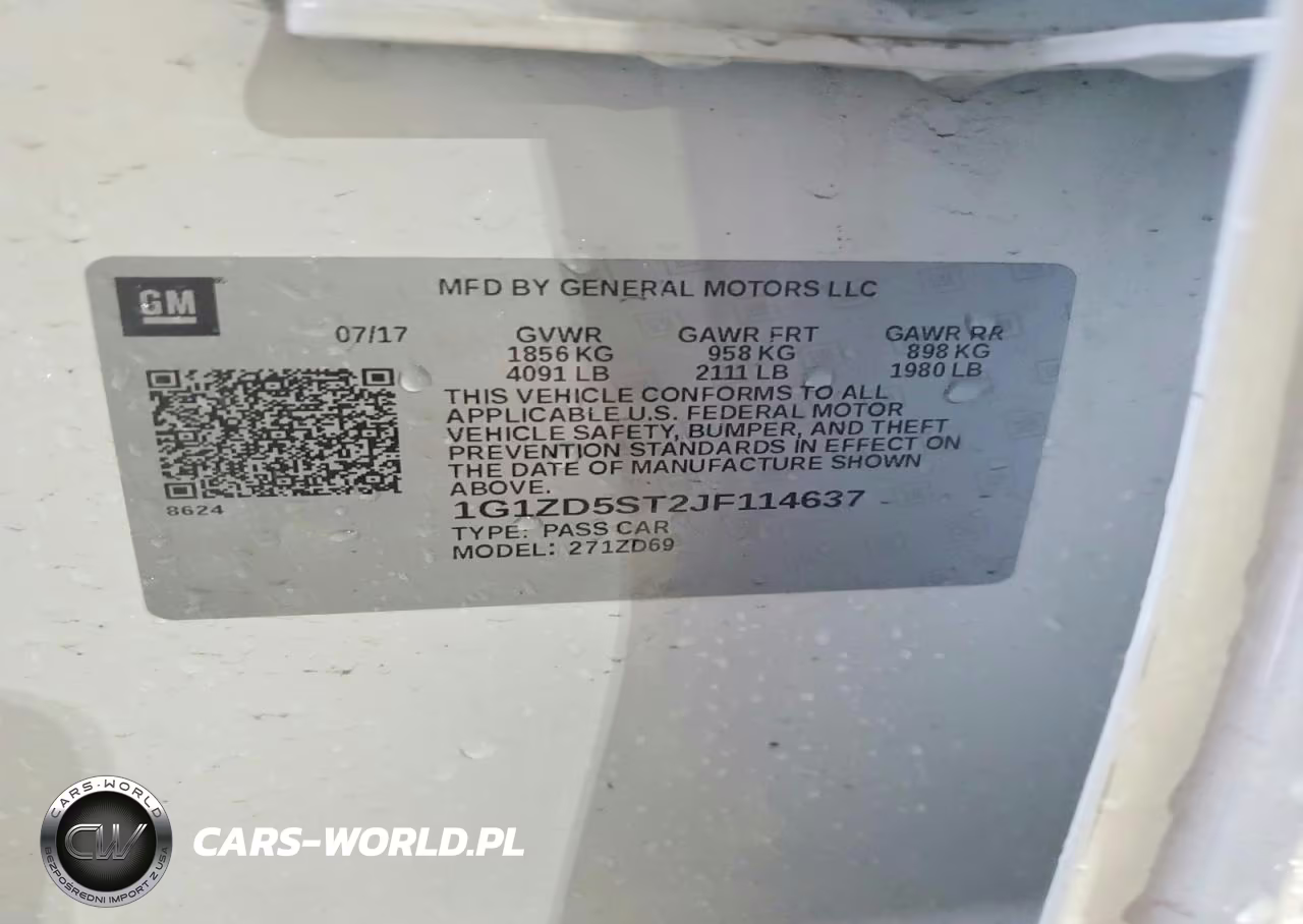 2018 Chevrolet Malibu Lt VIN:1G1ZD5ST2JF114637 - 12