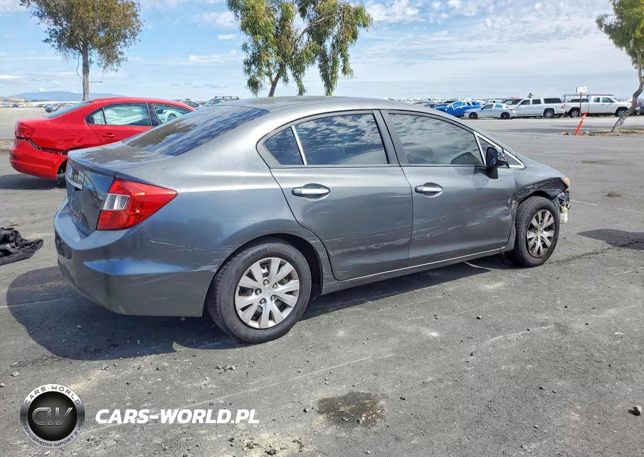 2012 Honda Civic Lx VIN:19XFB2F55CE365255 - 3