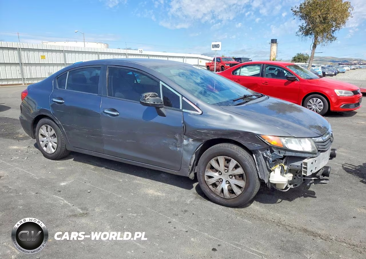 2012 Honda Civic Lx VIN:19XFB2F55CE365255 - 4