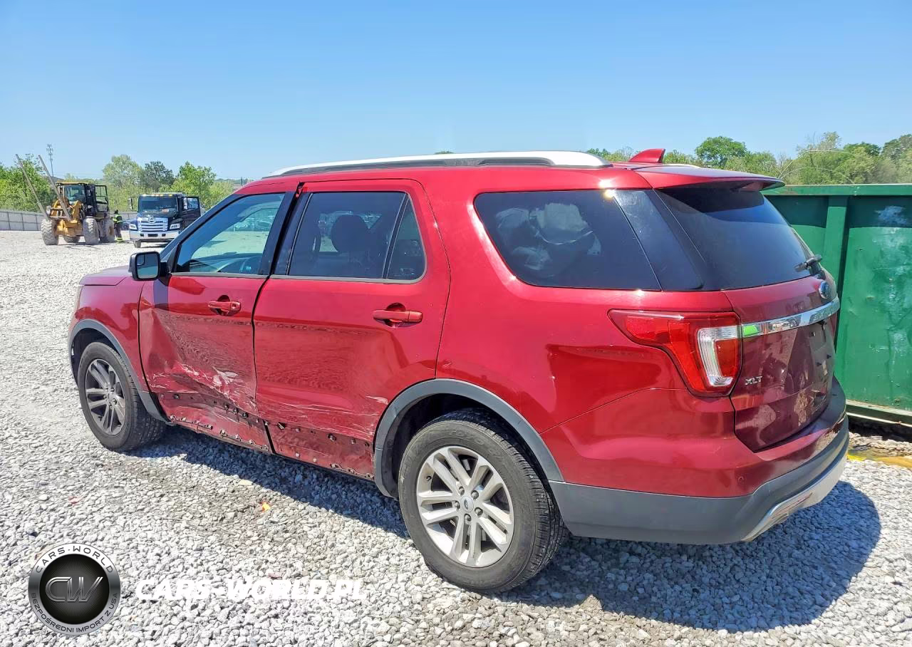 2017 Ford Explorer Xlt VIN:1FM5K7D87HGB93562 - 2