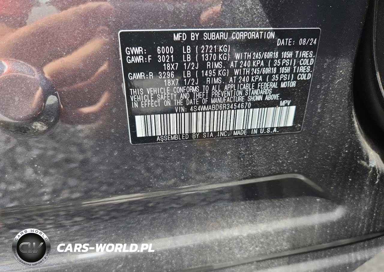 2024 Subaru Ascent Premium VIN:4S4WMABD6R3454670 - 13