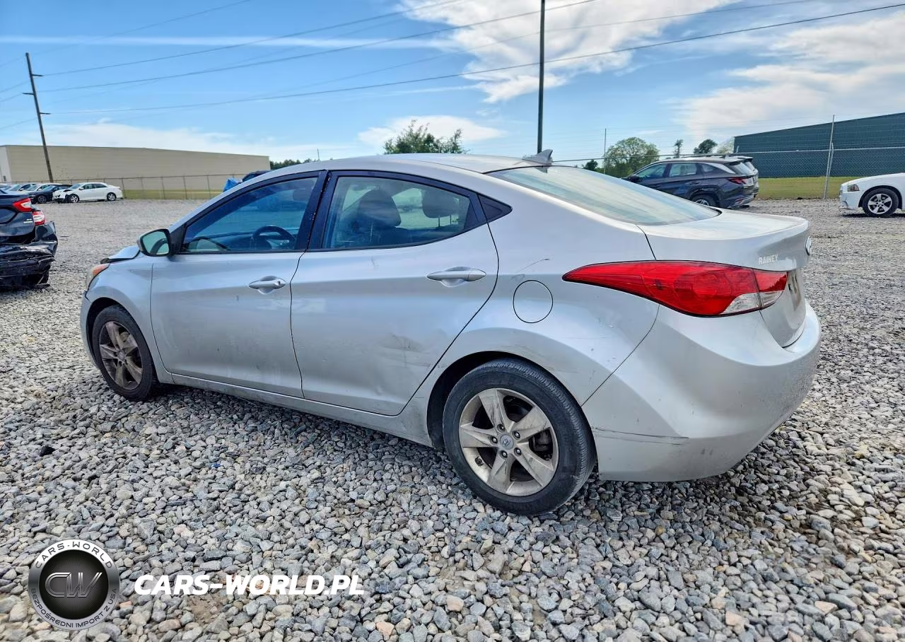 2012 Hyundai Elantra Gls VIN:KMHDH4AE2CU241045 - 2
