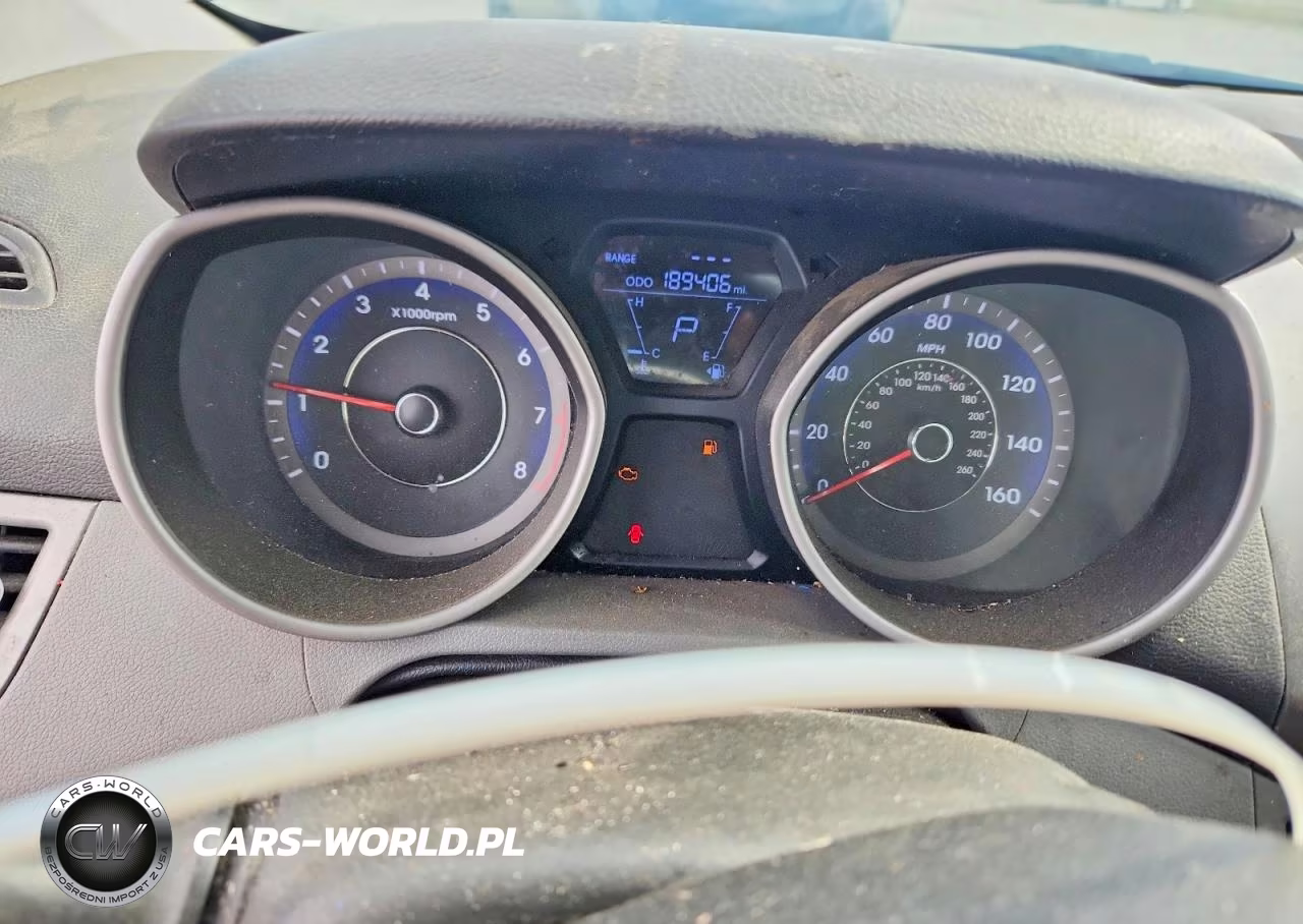 2012 Hyundai Elantra Gls VIN:KMHDH4AE2CU241045 - 9