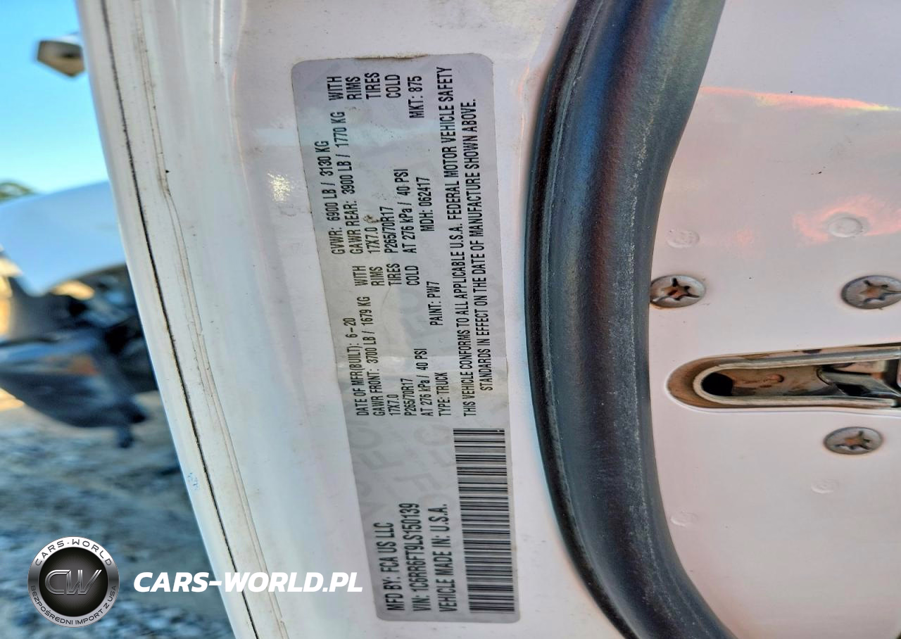 2020 Ram 1500 Classic Tradesman VIN:1C6RR6FT9LS150139 - 13