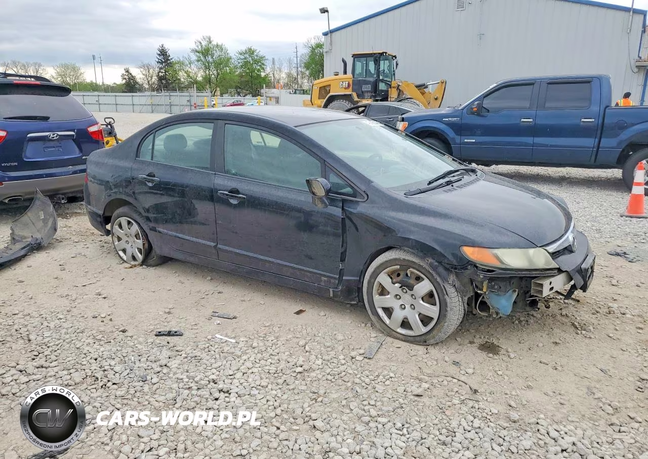 2008 Honda Civic Lx VIN:1HGFA165X8L086056 - 4