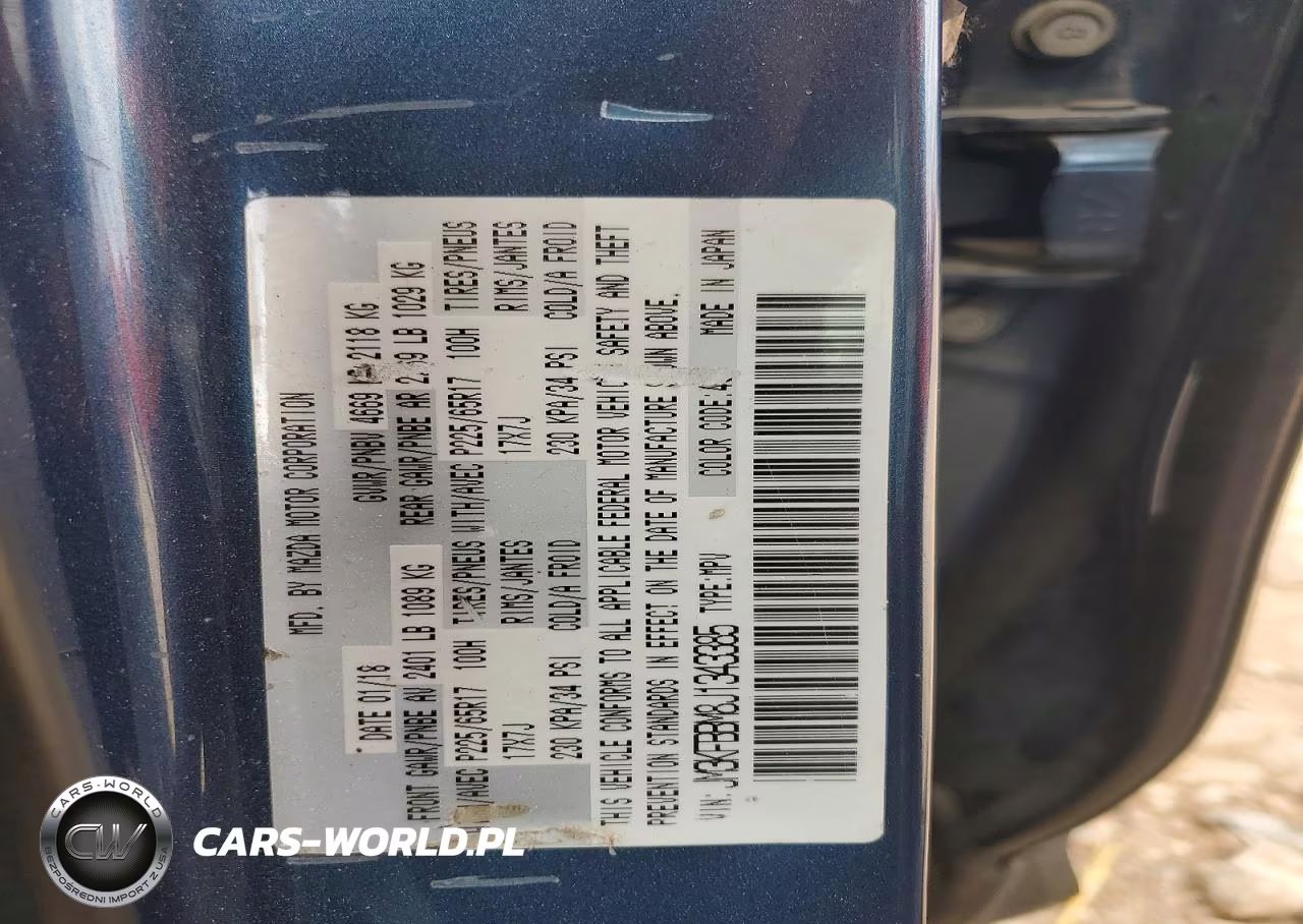 2018 Mazda Cx-5 Sport VIN:JM3KFBBM8J1343385 - 12