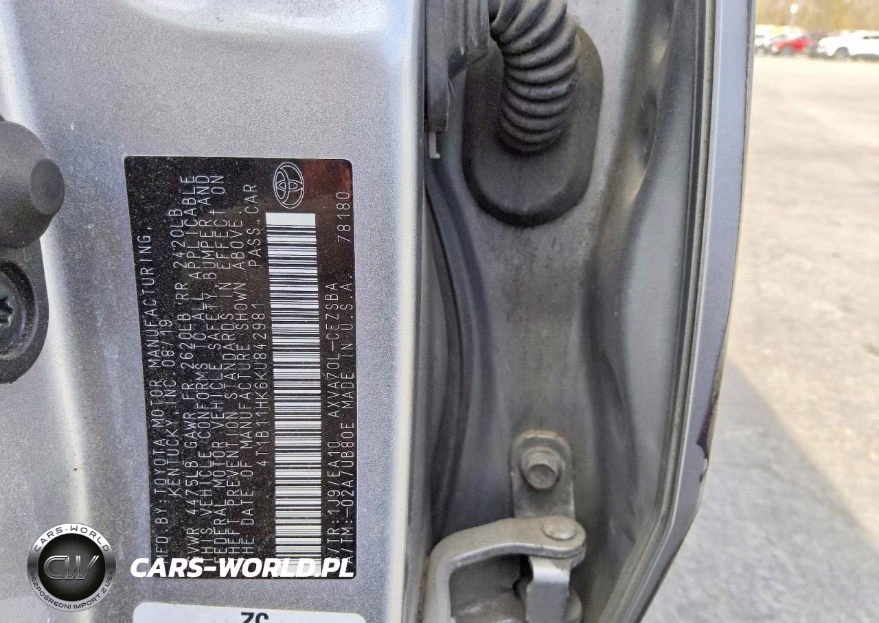 2019 Toyota Camry Se VIN:4T1B11HK6KU842981 - 13