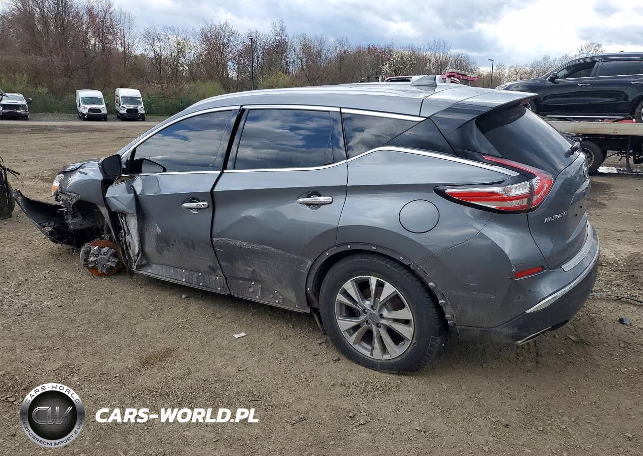 2017 Nissan Murano Sl VIN:5N1AZ2MH9HN172446 - 2