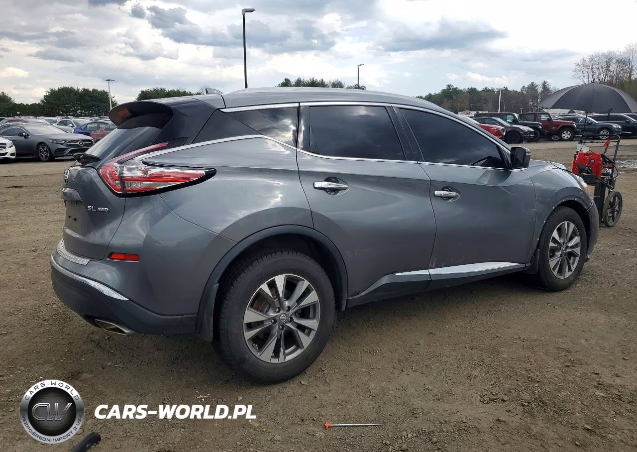 2017 Nissan Murano Sl VIN:5N1AZ2MH9HN172446 - 3
