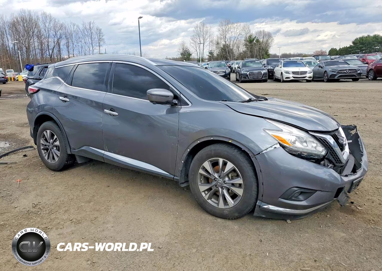 2017 Nissan Murano Sl VIN:5N1AZ2MH9HN172446 - 4