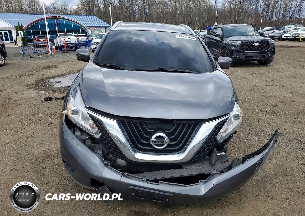 2017 Nissan Murano Sl VIN:5N1AZ2MH9HN172446 - 5