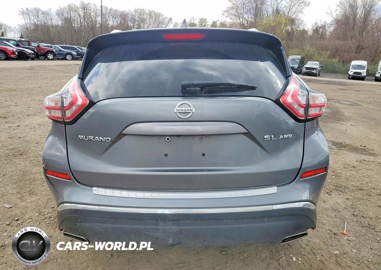 2017 Nissan Murano Sl VIN:5N1AZ2MH9HN172446 - 6
