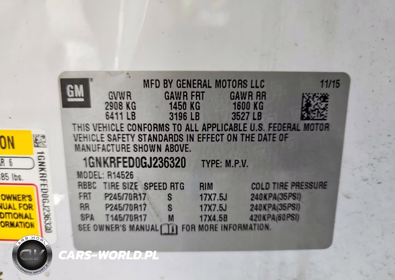 2016 Chevrolet Traverse Ls VIN:1GNKRFED0GJ236320 - 13