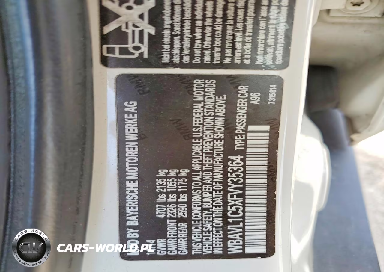 2015 BMW X1 xDrive28I VIN:WBAVL1C5XFVY35364 - 13