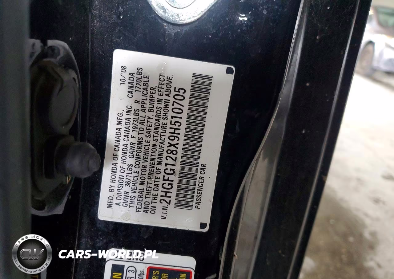 2009 Honda Civic Ex VIN:2HGFG128X9H510705 - 12