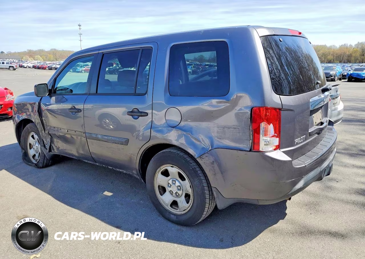 2015 Honda Pilot Lx VIN:5FNYF4H28FB025463 - 2