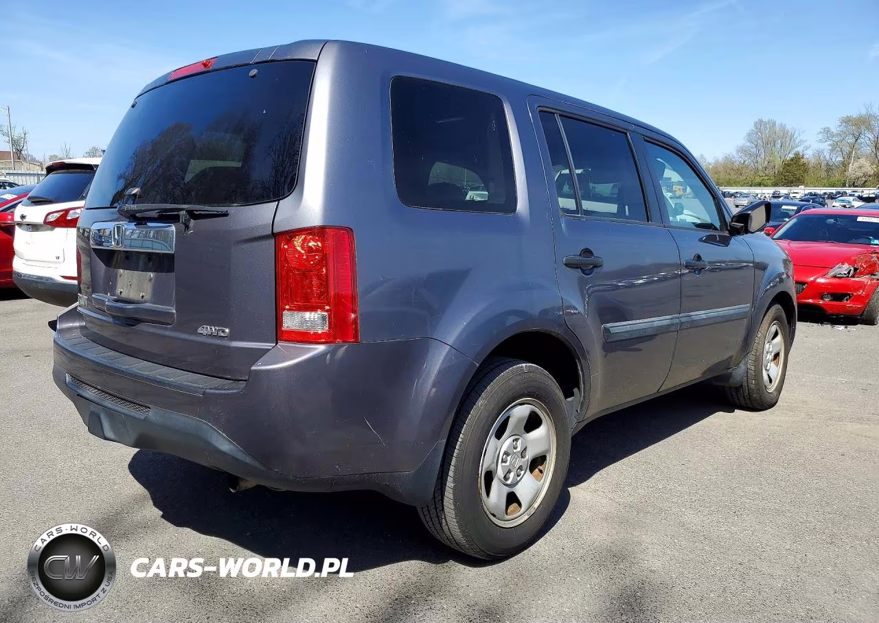 2015 Honda Pilot Lx VIN:5FNYF4H28FB025463 - 3