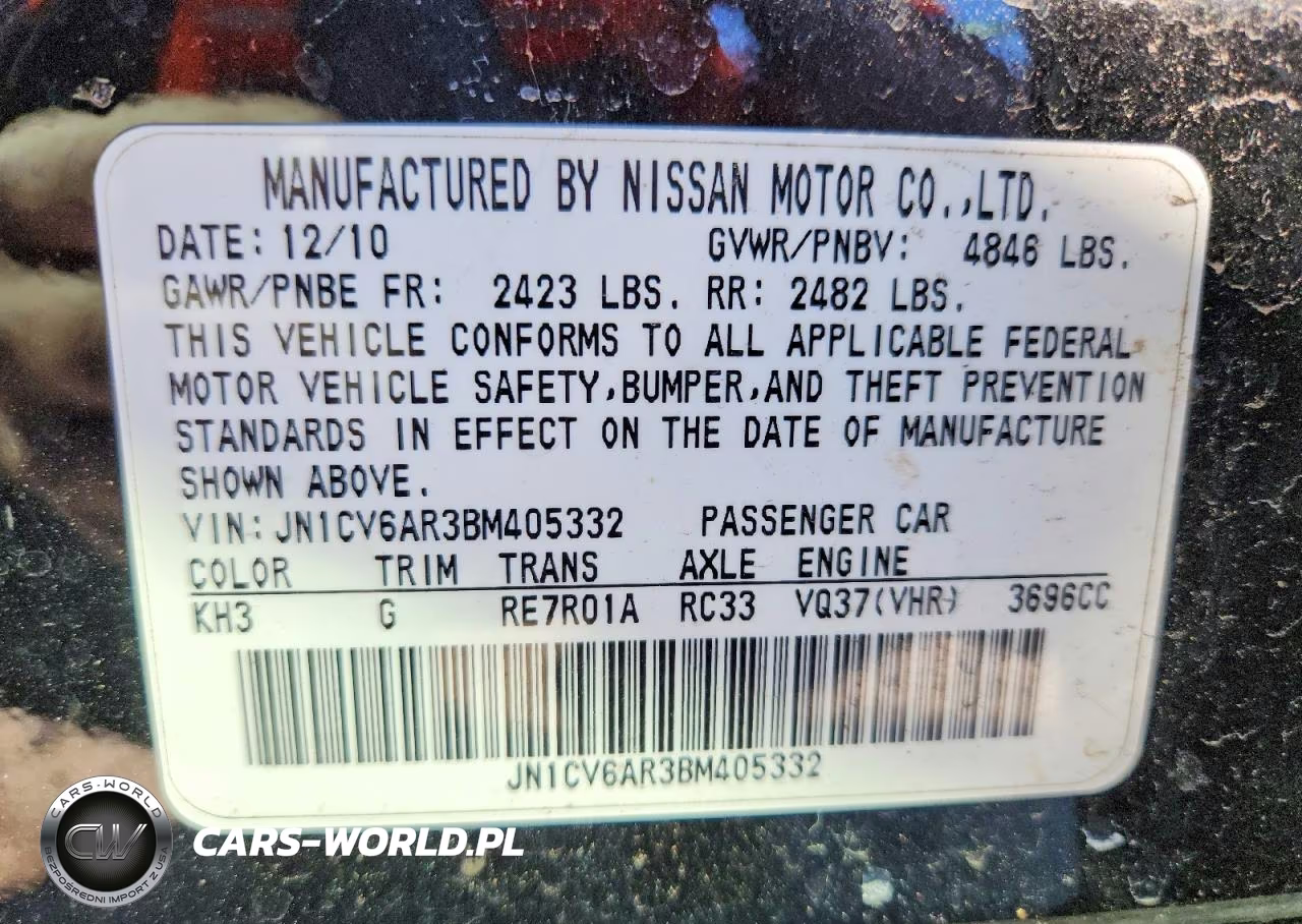 2011 Infiniti G37 Sedan X VIN:JN1CV6AR3BM405332 - 13