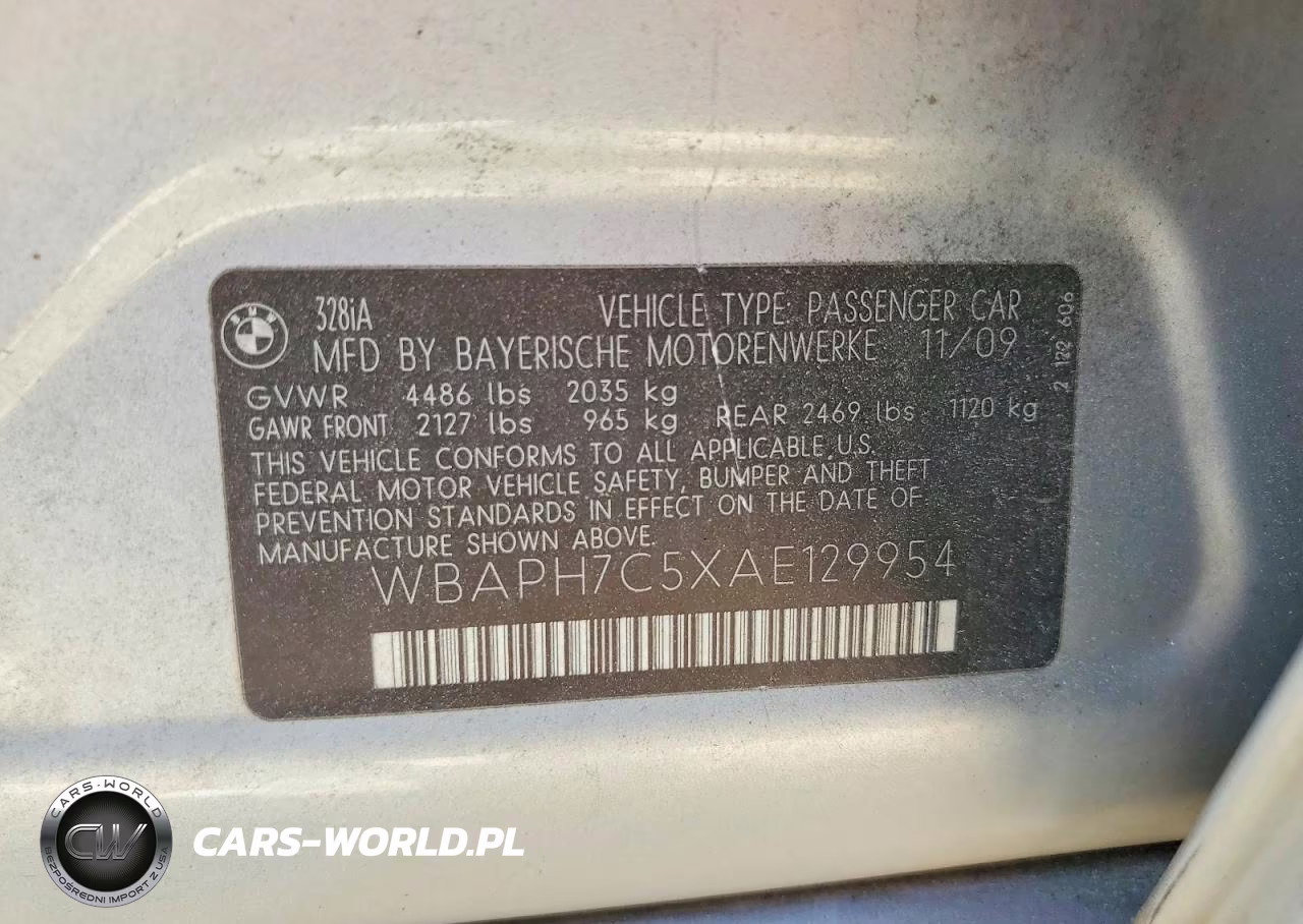 2010 BMW 328 I VIN:WBAPH7C5XAE129954 - 12