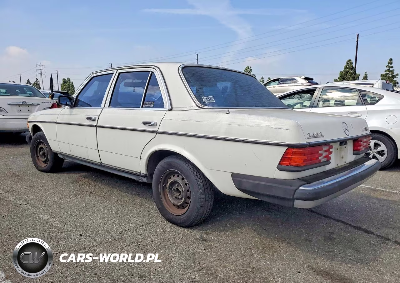 1982 Merz 240-Class VIN:WDBAB23A4CB289616 - 2