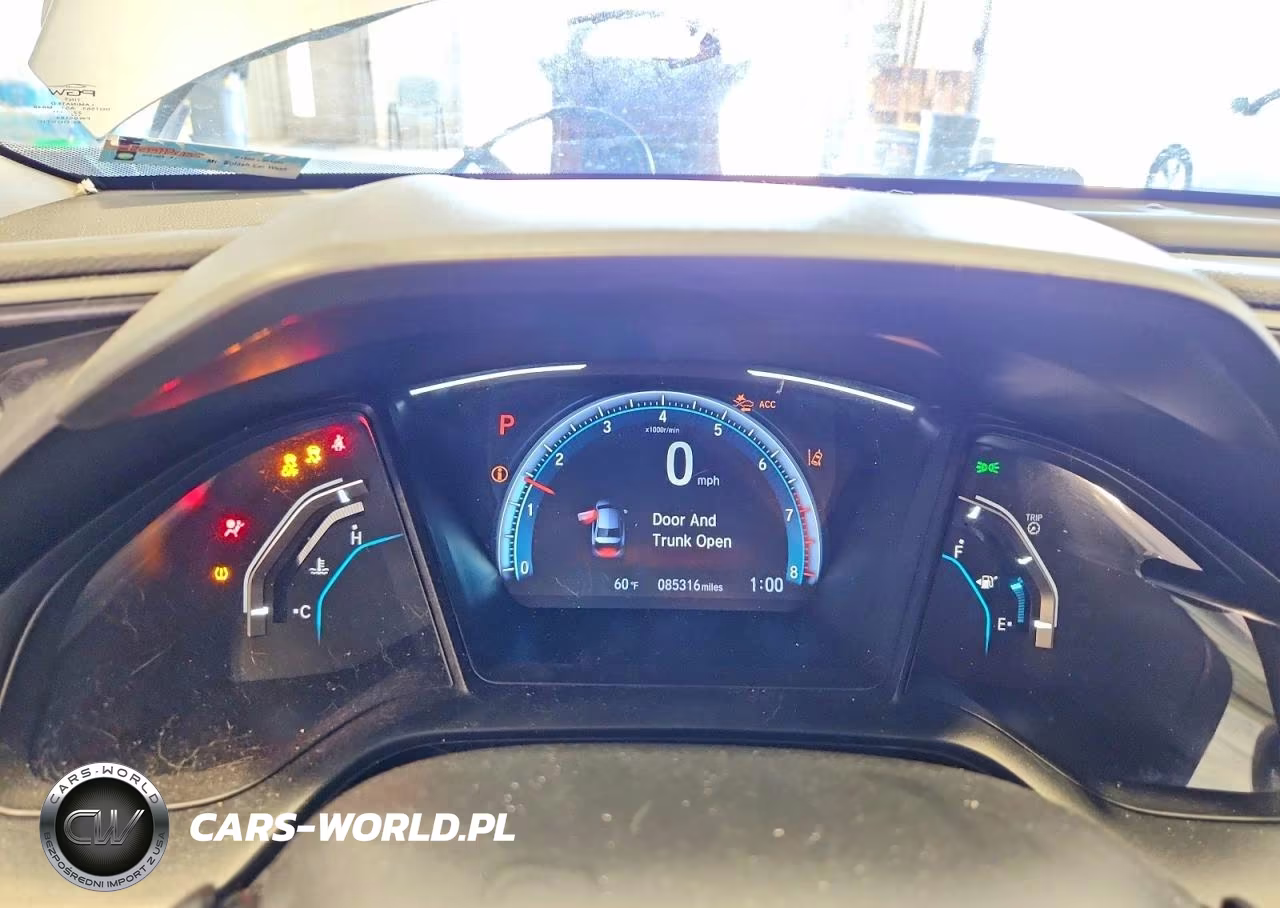 2020 Honda Civic Lx VIN:19XFC2F68LE003975 - 9