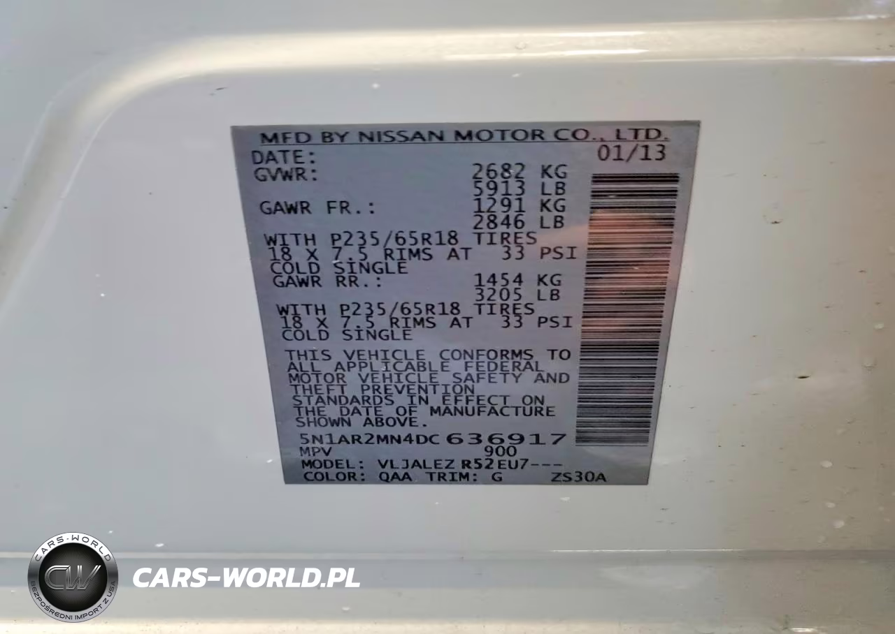 2013 Nissan Pathfinder S VIN:5N1AR2MN4DC636917 - 13