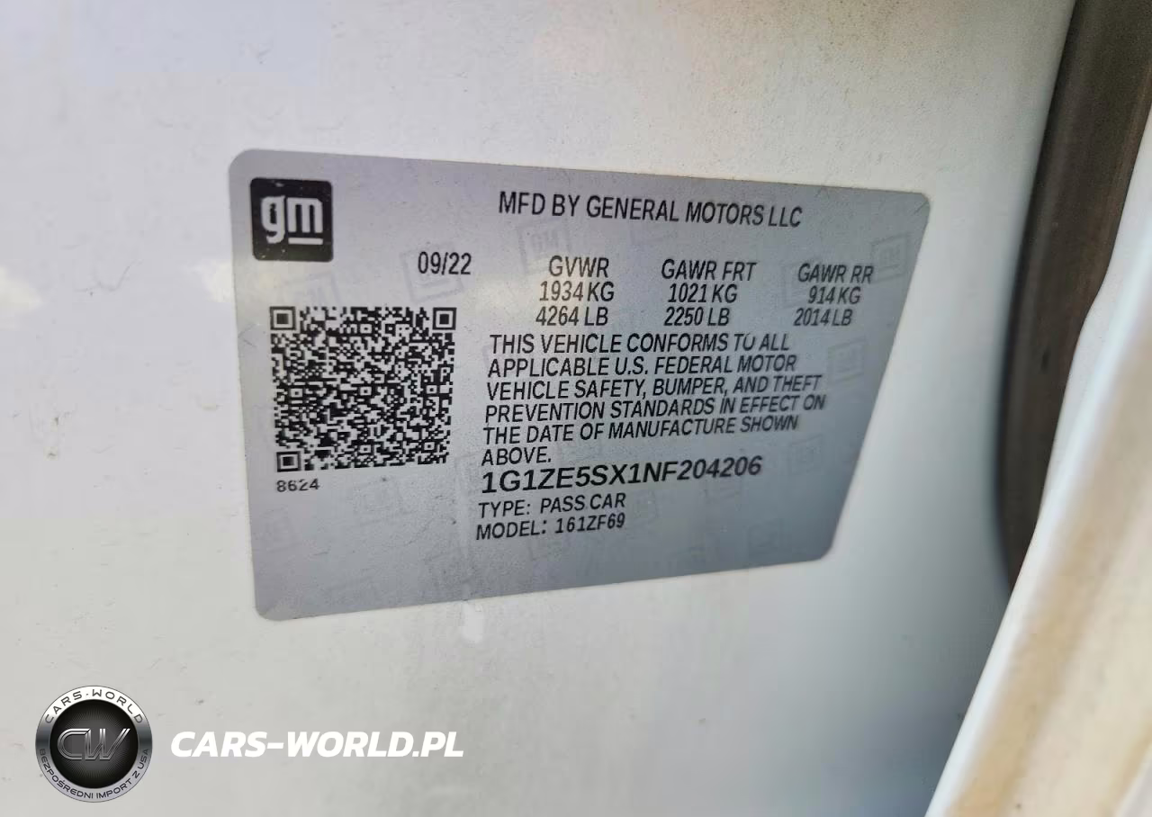 2022 Chevrolet Malibu Premier VIN:1G1ZE5SX1NF204206 - 13