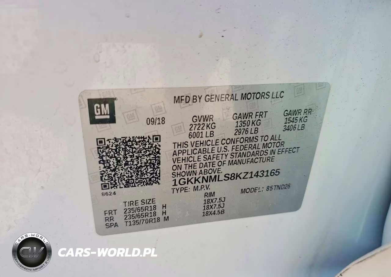 2019 GMC Acadia Slt-1 VIN:1GKKNMLS8KZ143165 - 14