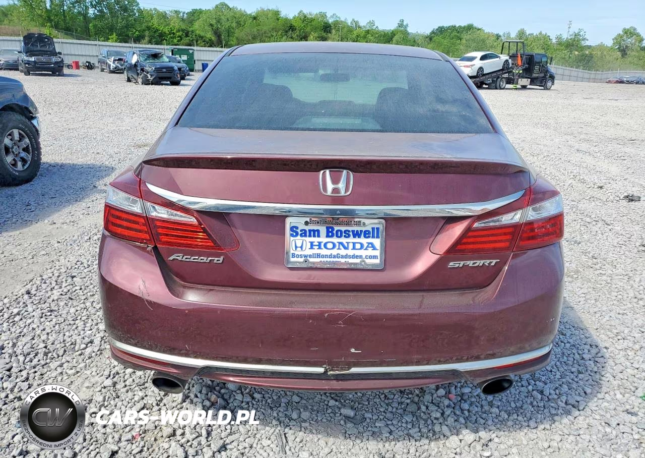 2016 Honda Accord Sport VIN:1HGCR2F50GA032695 - 6