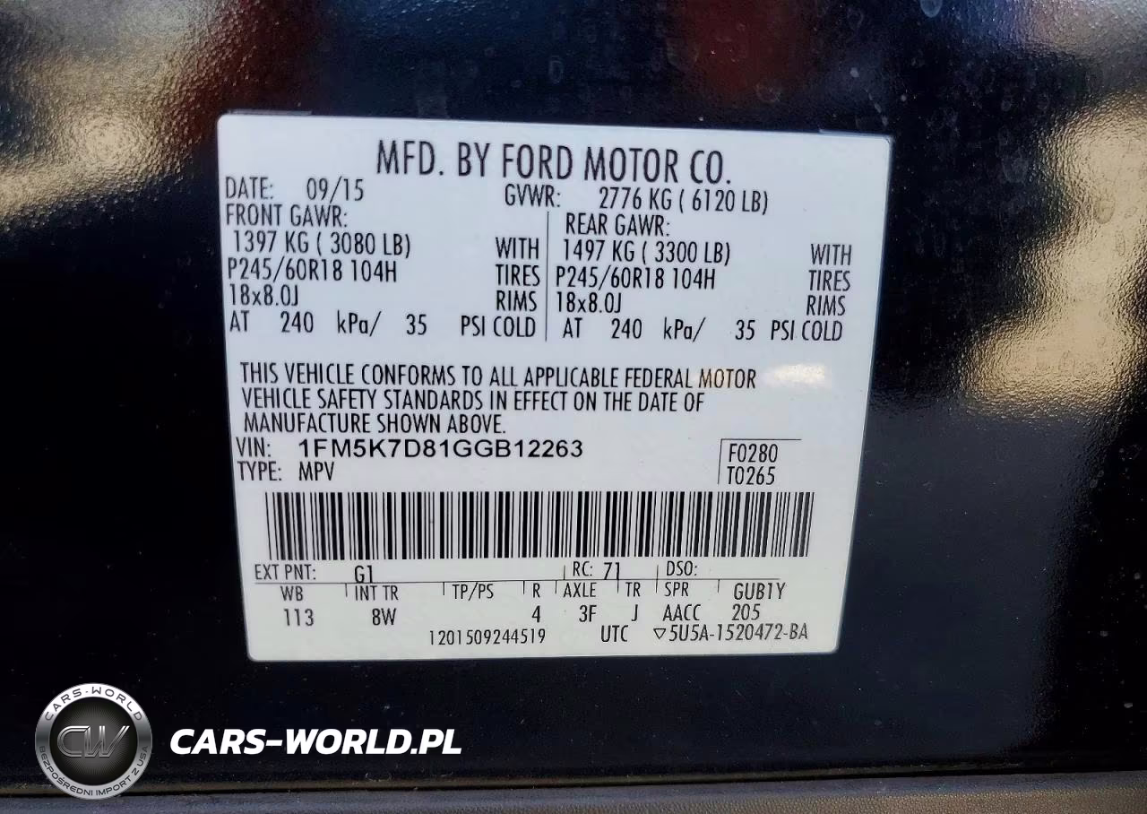 2016 Ford Explorer Xlt VIN:1FM5K7D81GGB12263 - 13