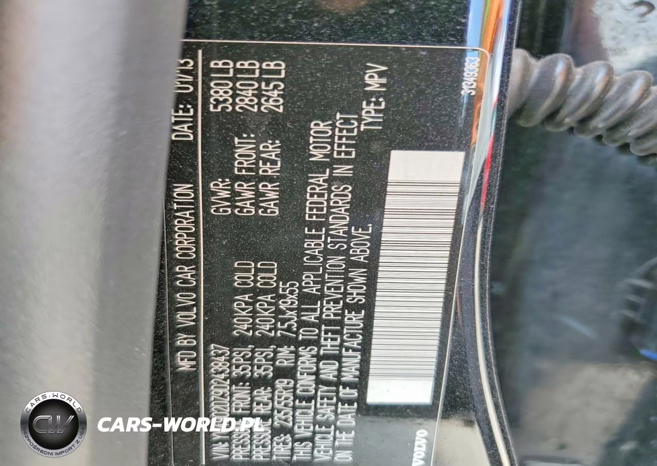 2013 Volvo Xc60 T6 VIN:YV4902DZ9D2438437 - 13