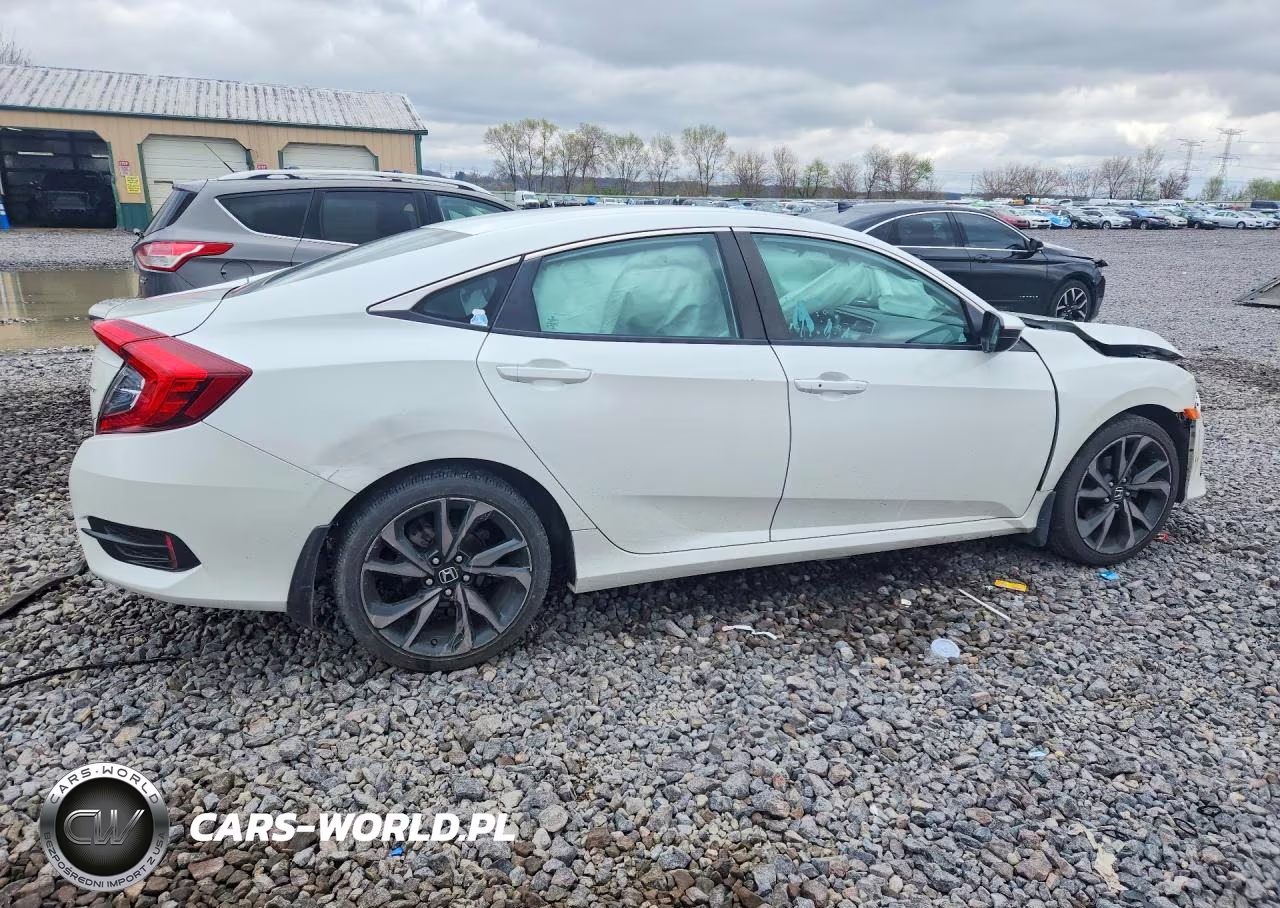 2020 Honda Civic Sport VIN:2HGFC2F83LH510726 - 3