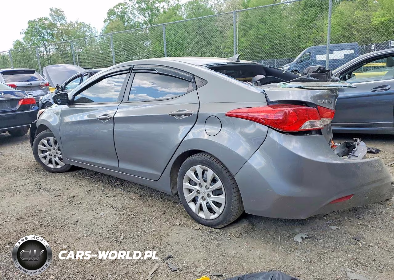 2013 Hyundai Elantra Gls VIN:5NPDH4AE4DH201341 - 2
