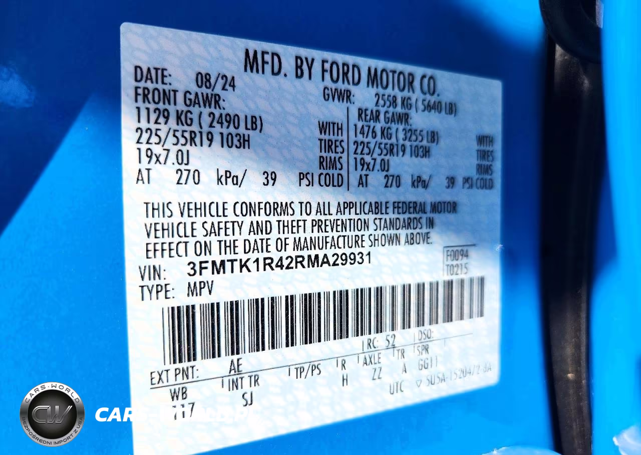 2024 Ford Mustang Mach-E Select VIN:3FMTK1R42RMA29931 - 13
