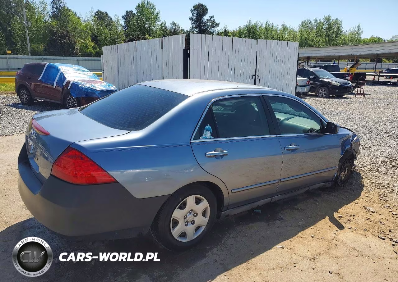 2007 Honda Accord Lx VIN:1HGCM56467A206387 - 3