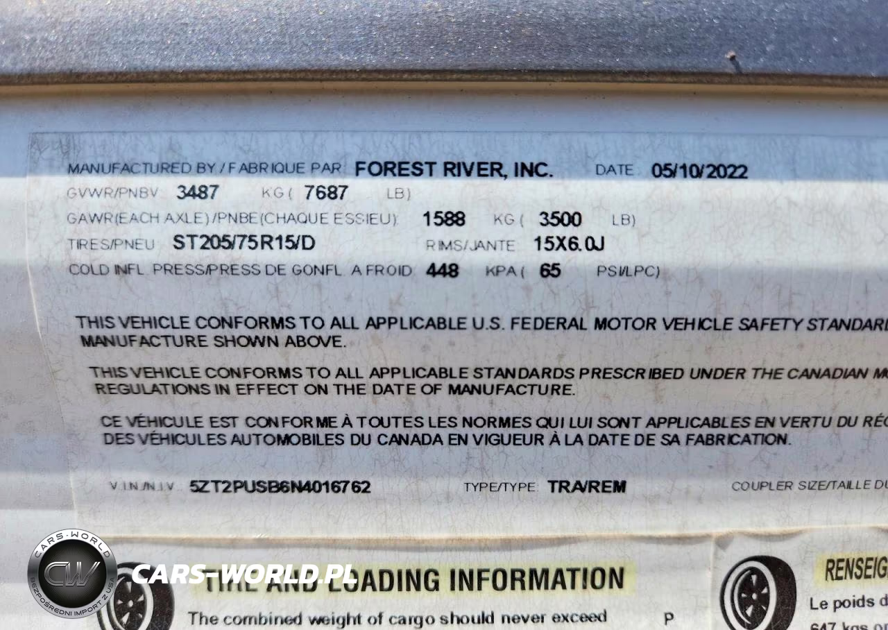 2022 Forest River Puma Camper VIN:5ZT2PUSB6N4016762 - 10