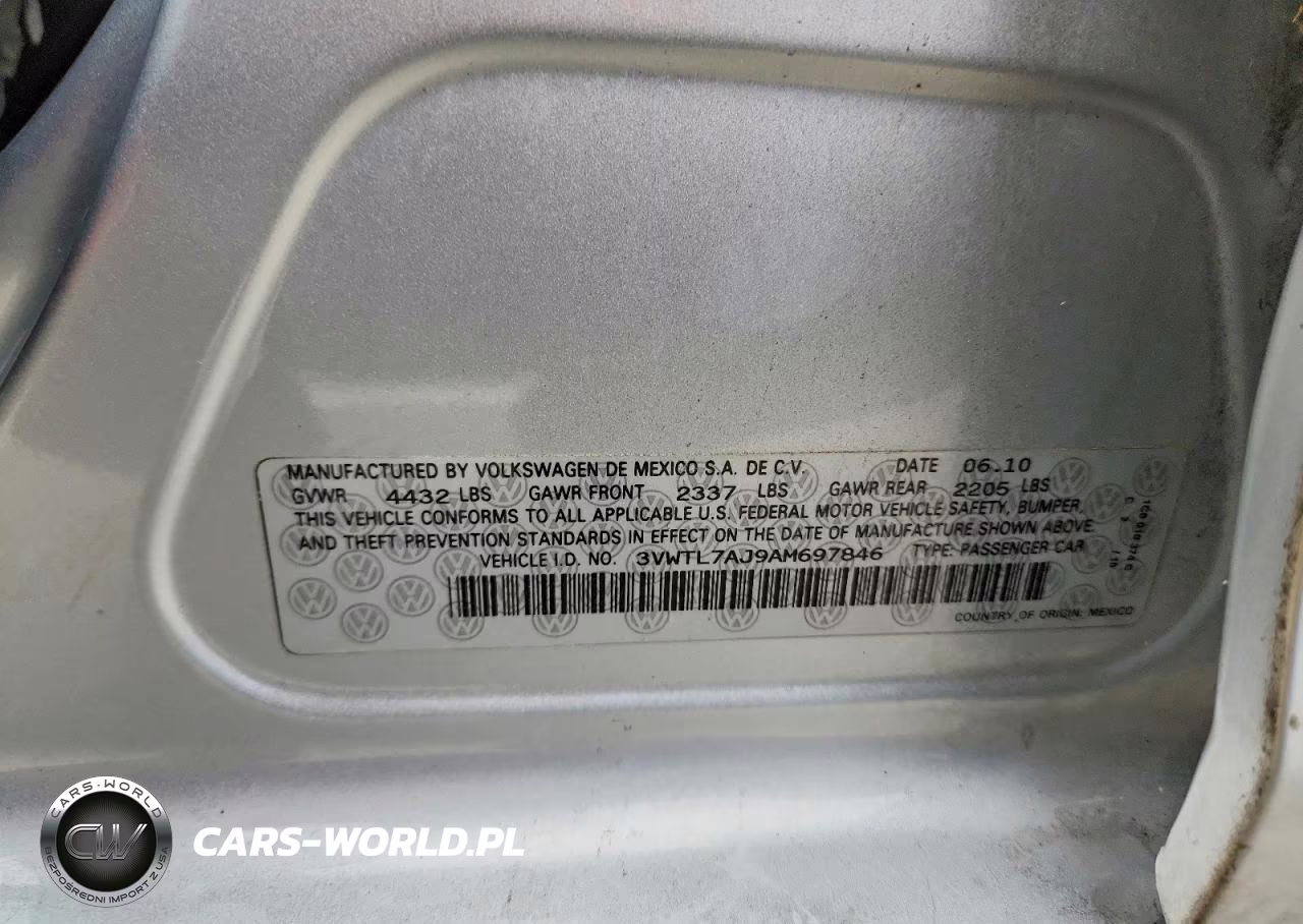 2010 Volkswagen Jetta Tdi VIN:3VWTL7AJ9AM697846 - 12