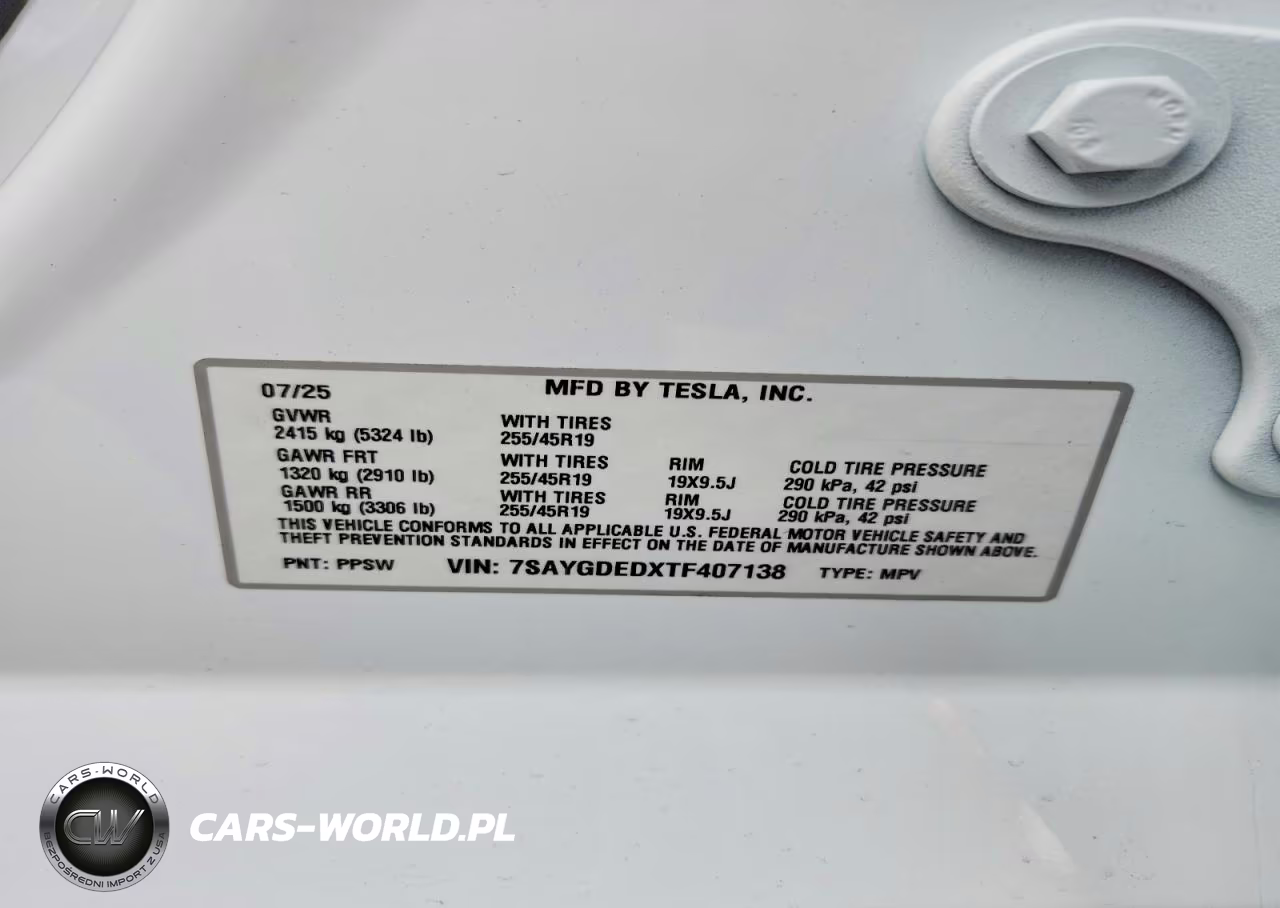 2026 Tesla Model Y VIN:7SAYGDEDXTF407138 - 12