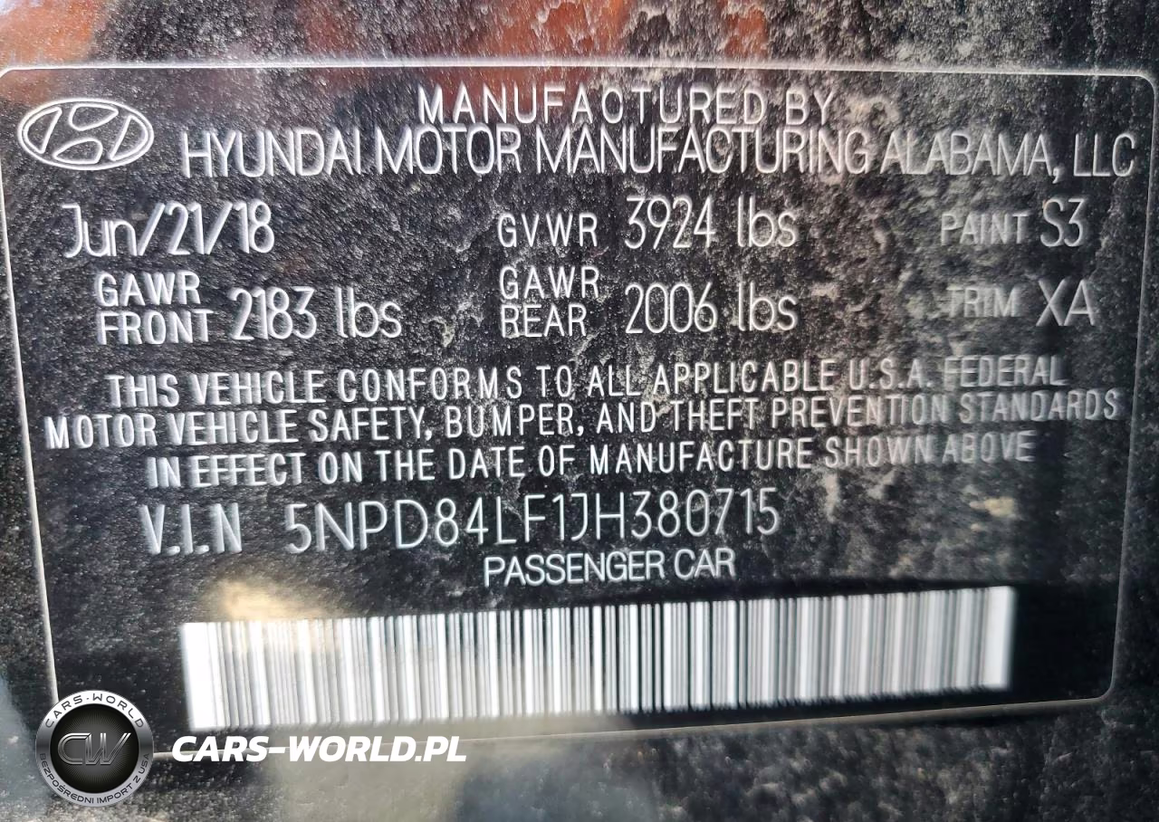 2018 Hyundai Elantra Sel VIN:5NPD84LF1JH380715 - 12