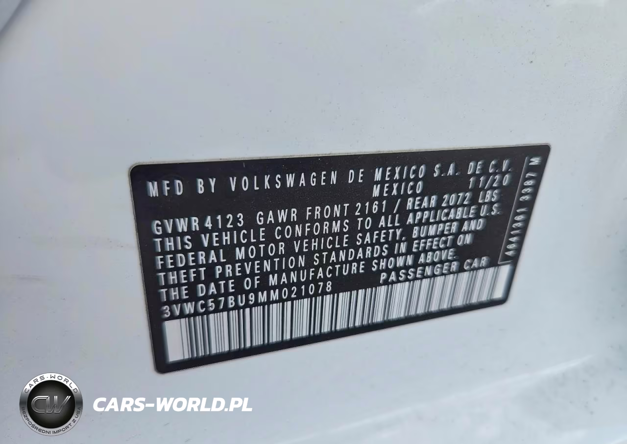 2021 Volkswagen Jetta S VIN:3VWC57BU9MM021078 - 12