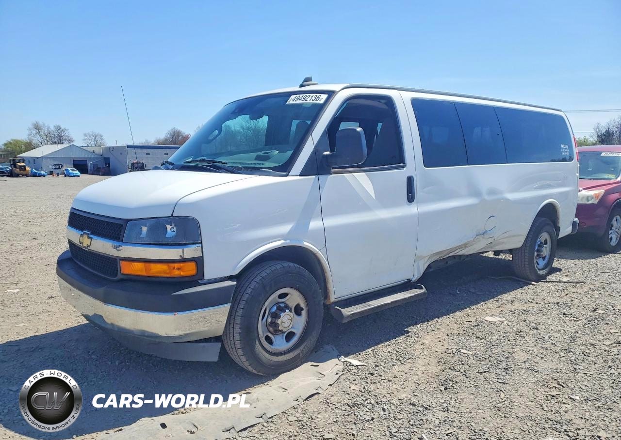 2020 Chevrolet Express Passenger Rwd 3500 Extended Wheelbase Lt