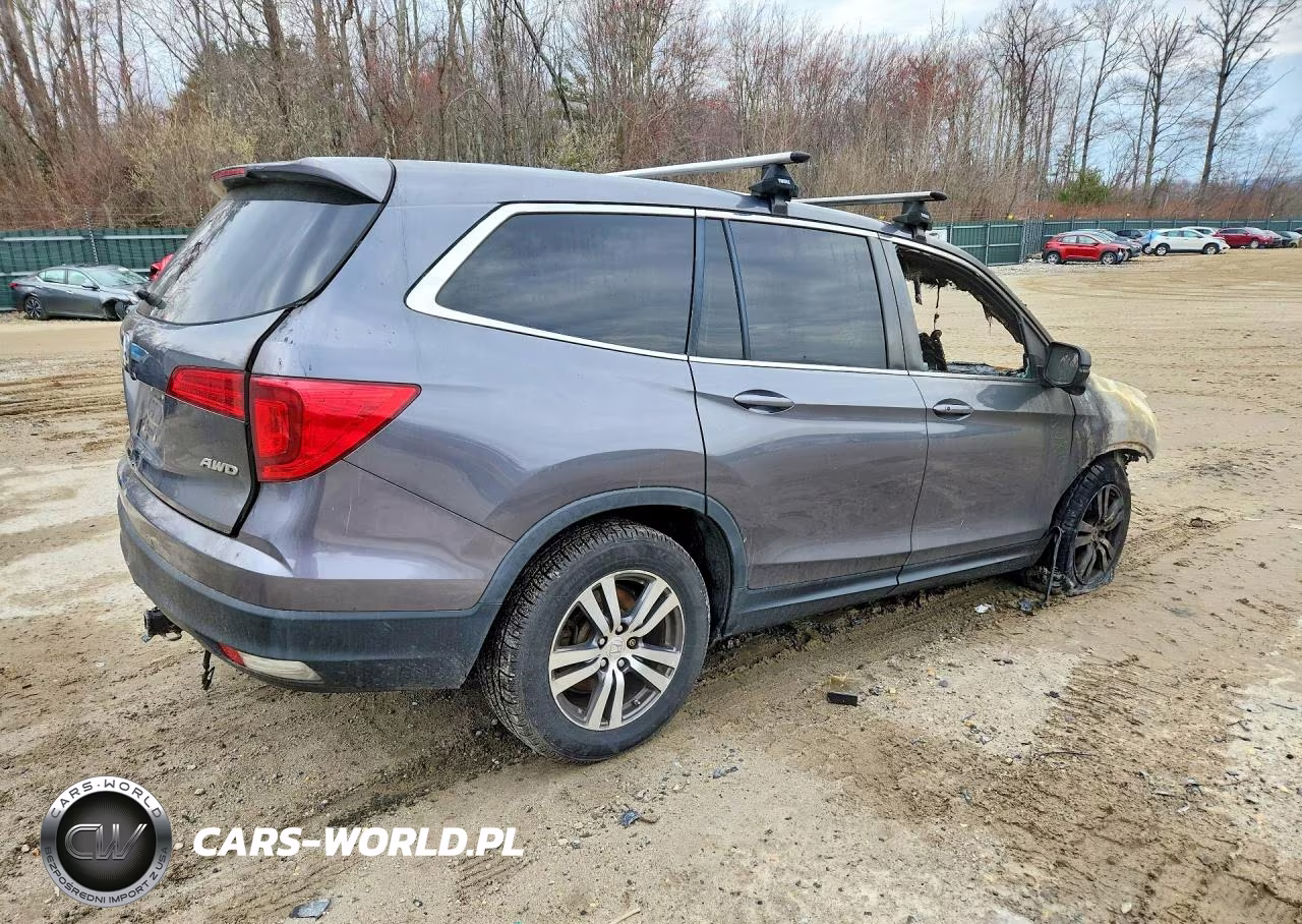 2017 Honda Pilot Exln VIN:5FNYF6H78HB034304 - 3