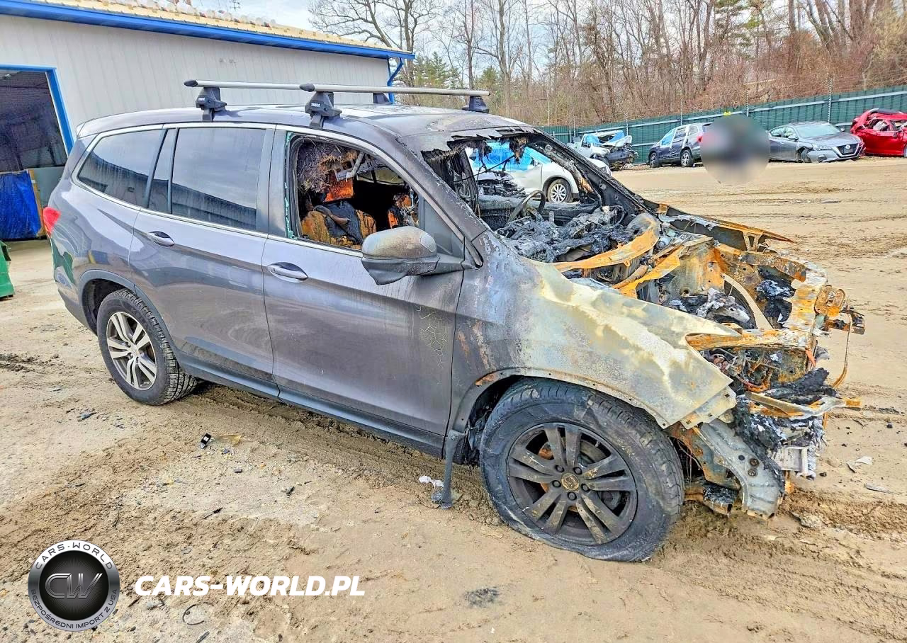 2017 Honda Pilot Exln VIN:5FNYF6H78HB034304 - 4