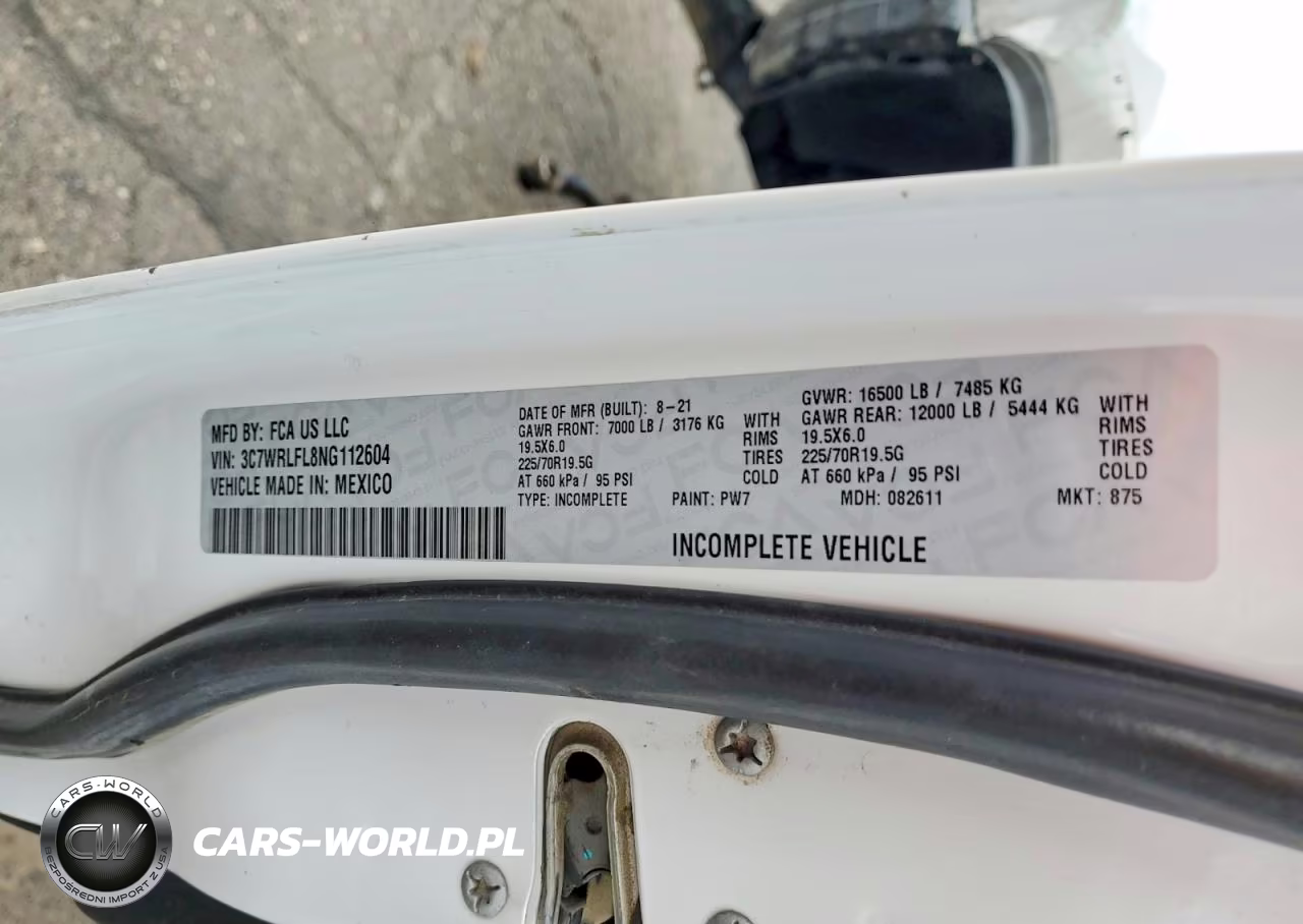 2022 Ram 4500 Flatbed Truck VIN:3C7WRLFL8NG112604 - 13