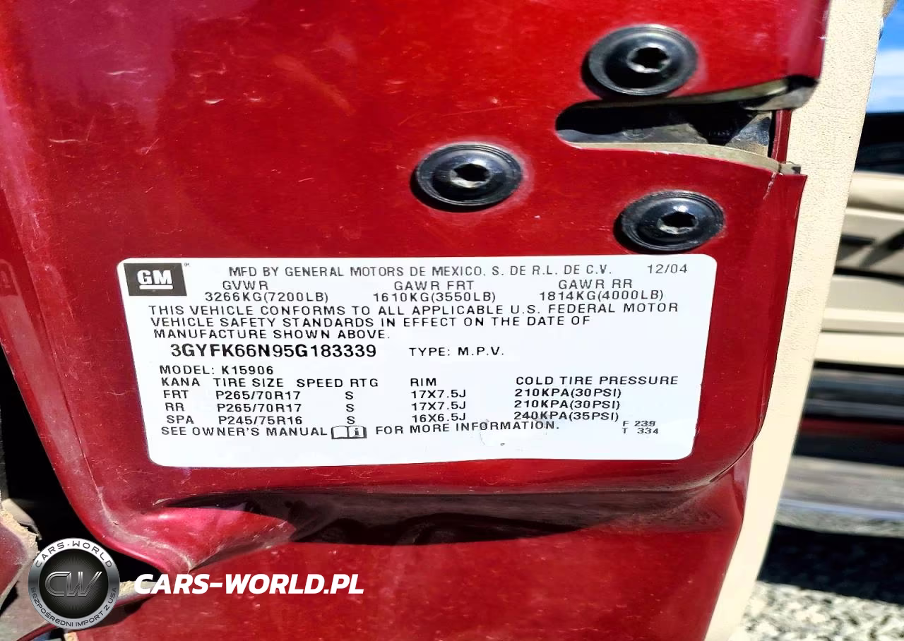 2005 Cadillac Escalade Esv VIN:3GYFK66N95G183339 - 13